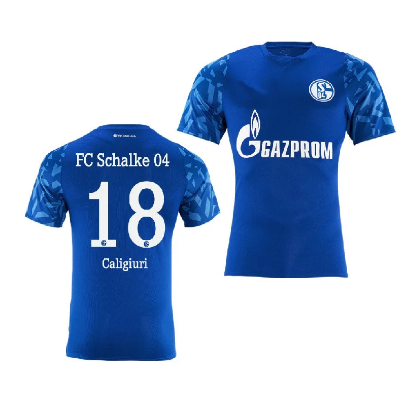 Daniel Caligiuri Schalke 04 19/20 Home Jersey-AFC Team Jersey Football Shop -