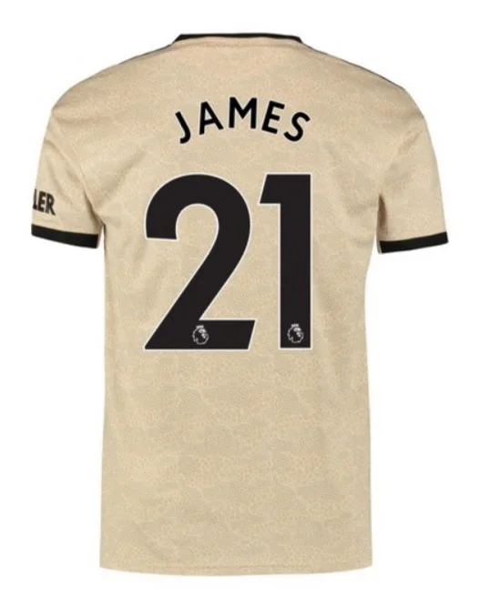 Daniel James Manchester United 19/20 Away Jersey-AFC Youth Custom Jersey -