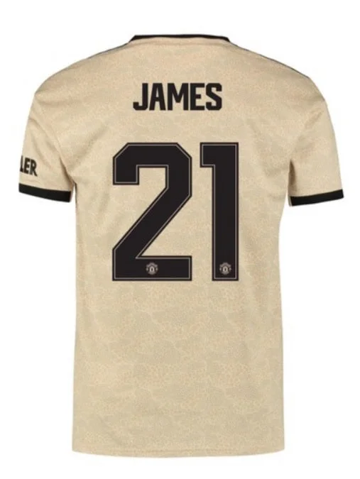 Daniel James Manchester United 19/20 Club Font Away Jersey-AFC Jersey with Player Number -