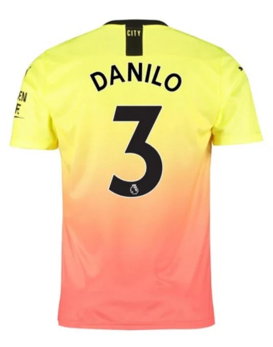 Danilo Manchester City 19/20 Third Jersey-AFC Championship Jersey -