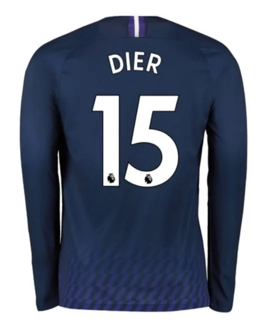 Eric Dier Tottenham Hotspur Long Sleeve 19/20 Away Jersey-AFC Premium Football Jersey -