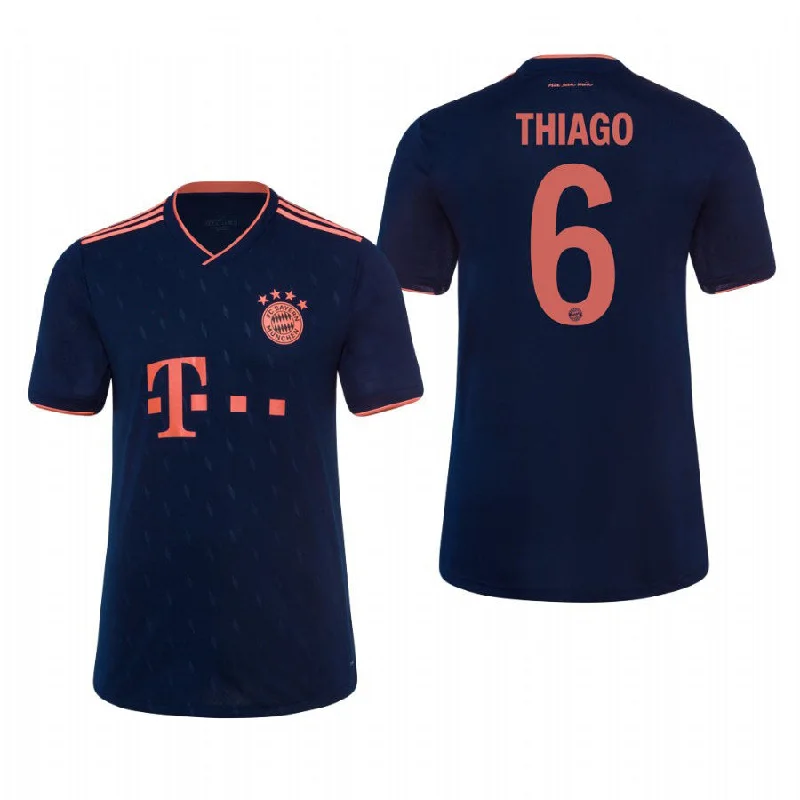 FC Bayern Thiago Youth 19/20 Third Jersey-AFC Team Jersey with Player Name -