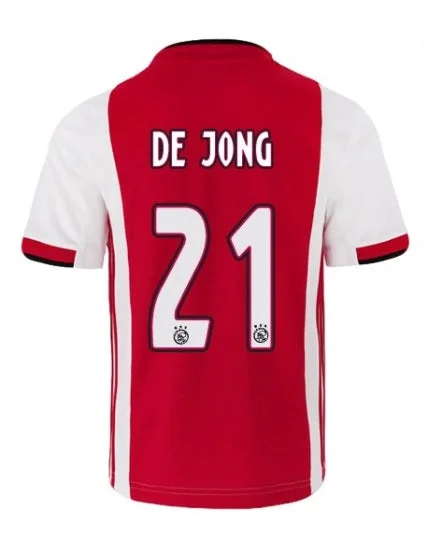 Frenkie de Jong Ajax Youth 19/20 Home Jersey-AFC Affordable Football Jersey -