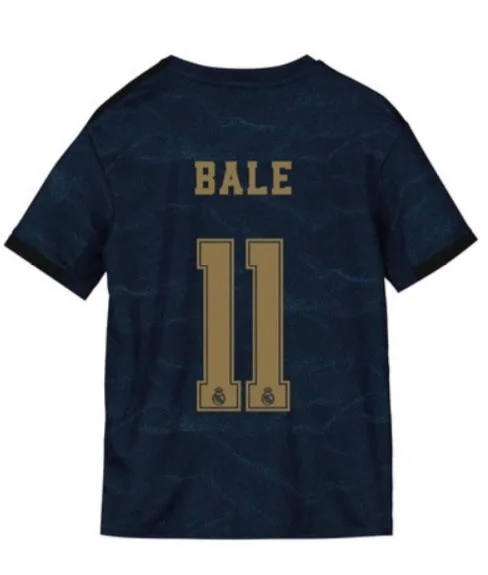 Gareth Bale Real Madrid Youth 19/20 Away Jersey-AFC Football Jersey for Adults -