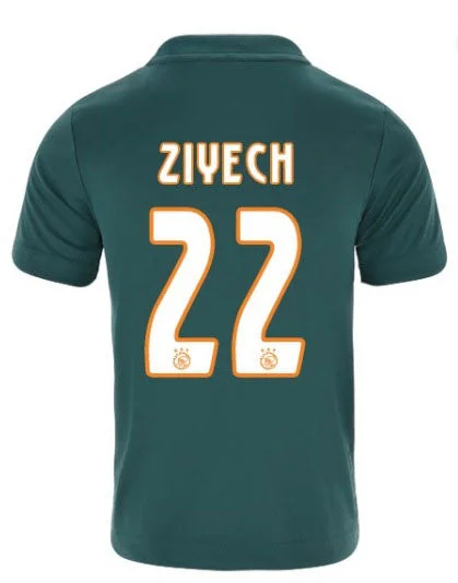 Hakim Ziyech Ajax Youth 19/20 Away Jersey-AFC Youth NFL Jersey for Boys -