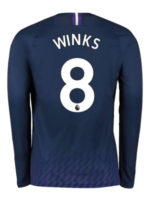 Harry Winks Tottenham Hotspur Long Sleeve 19/20 Away Jersey-AFC Superbowl Jersey -