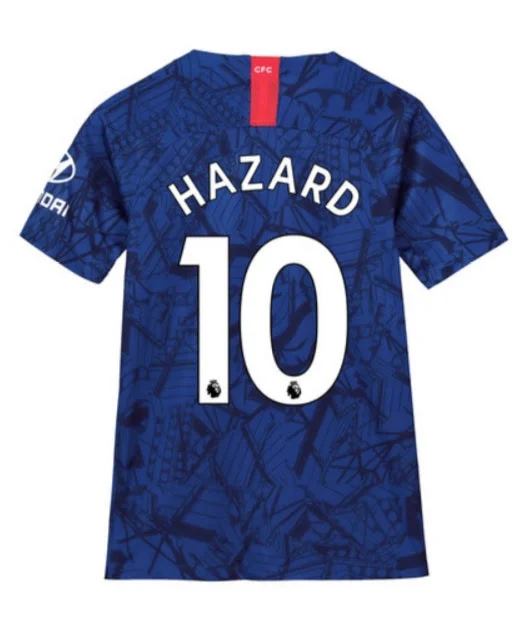 Hazard Chelsea 19/20 Youth Home Jersey-AFC Football Jersey for Men -