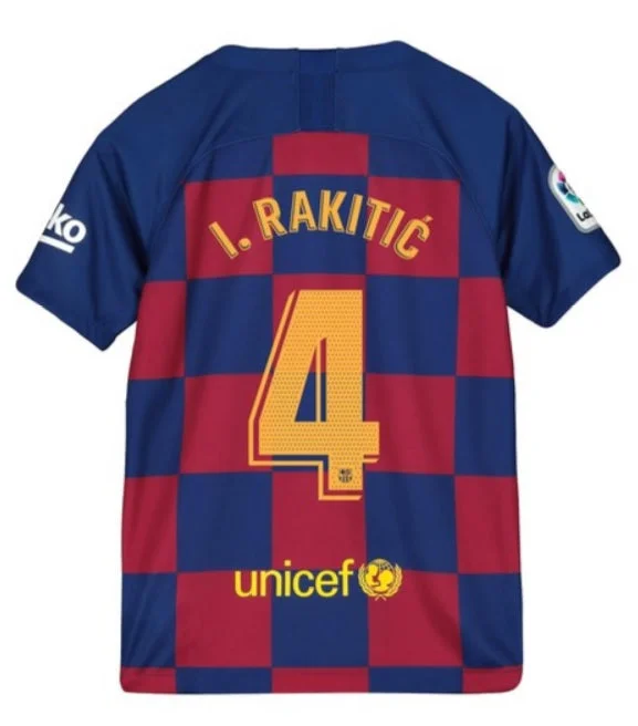 Ivan Rakitic Barcelona Youth 19/20 Home Jersey-AFC Fan Edition Jersey -