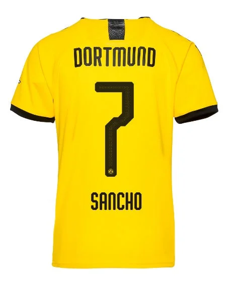 Jadon Sancho Borussia Dortmund 19/20 Youth Home Jersey-AFC Jersey for Football Fans -