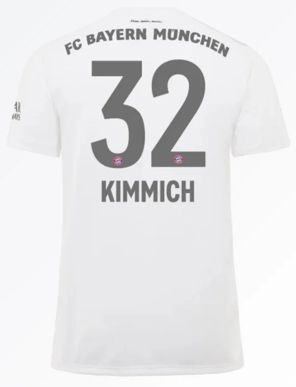 Joshua Kimmich Bayern Munich 19/20 Away Jersey-AFC Game Day Jersey for Fans -