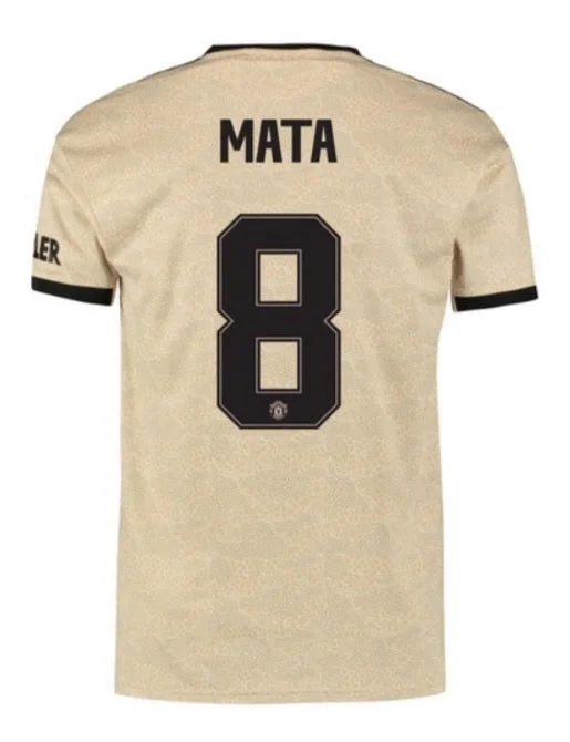 Juan Mata Manchester United 19/20 Club Font Away Jersey-AFC Superbowl Jersey -