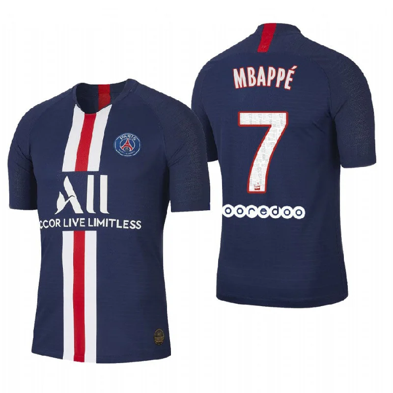 Kylian Mbappe Paris Saint-Germain 19/20 Home Jersey-AFC NFL Jersey Free Shipping -