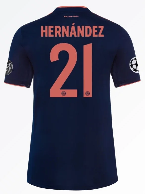 Lucas Hernandez Bayern Munich 19/20 Third Jersey-AFC Limited Edition Jersey -