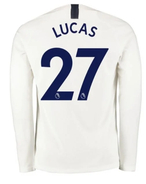 Lucas Moura Tottenham Hotspur Long Sleeve 19/20 Home Jersey-AFC Football Jersey Online -