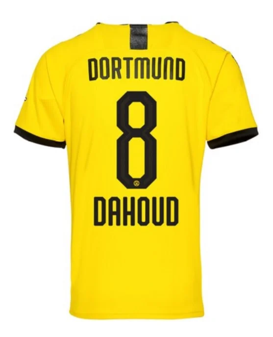 Mahmoud Dahoud Borussia Dortmund 19/20 Home Jersey-AFC Football Jersey Online -