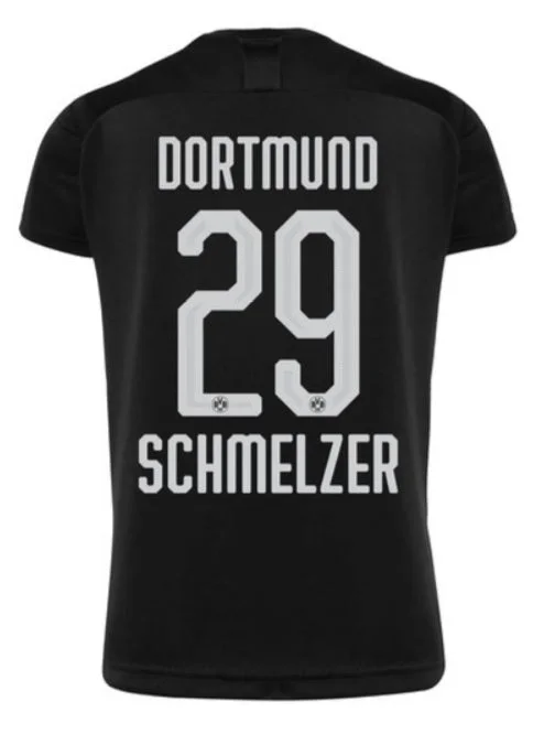 Marcel Schmelzer Borussia Dortmund 19/20 Away Jersey-AFC Game Day Jersey -