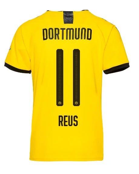 Marco Reus Borussia Dortmund 19/20 Youth Home Jersey-AFC Game Jersey with Number -