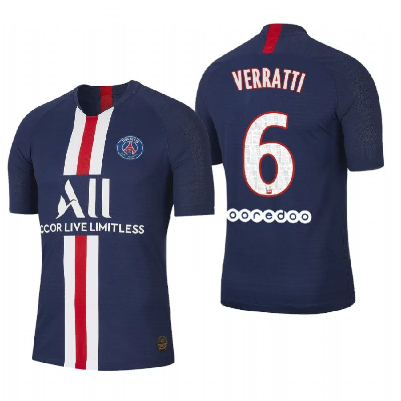 Marco Verratti Paris Saint-Germain 19/20 Home Jersey-AFC NFL Fan Gear Apparel -