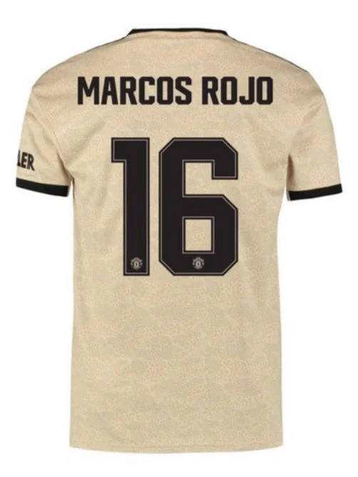 Marcos Rojo Manchester United 19/20 Club Font Away Jersey-AFC Home Jersey -