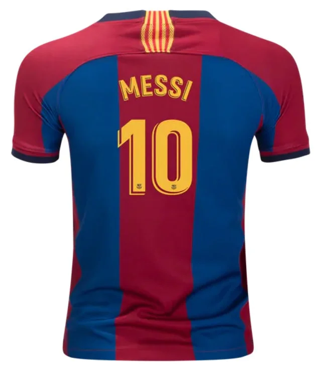 Messi Youth Barcelona El Clasico Jersey 2019-AFC Throwback Football Jersey -