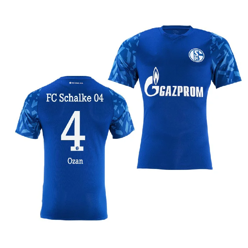 Ozan Kabak Schalke 04 19/20 Home Jersey-AFC NFL Jersey Free Shipping -