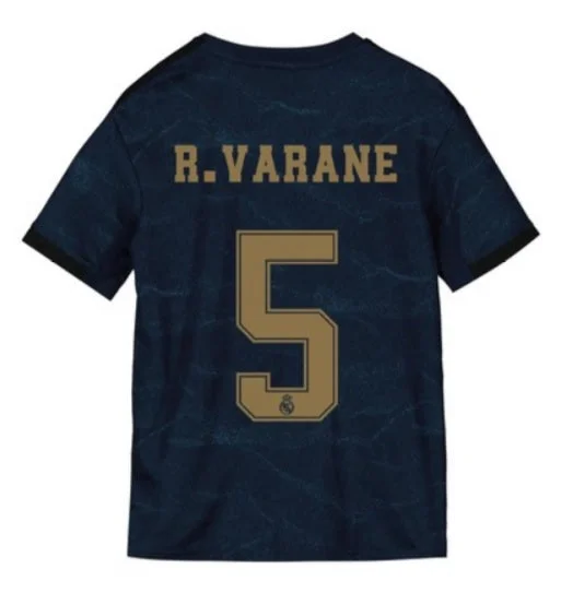 Raphael Varane Real Madrid Youth 19/20 Away Jersey-AFC Football Jersey for Kids -