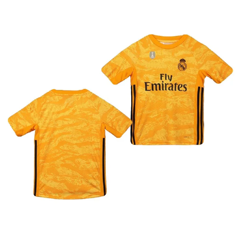 Real Madrid Youth 19/20 Goalkeeper Home Jersey-AFC Official NFL Jersey Customization -