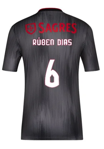 Ruben Dias Benfica 19/20 Away Jersey-AFC Jersey with Personalized Name -