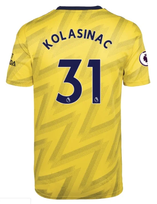 Sead Kolasinac Arsenal 19/20 Away Jersey-AFC Jersey with Player Number -