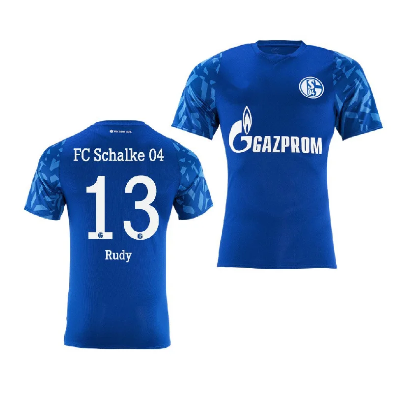 Sebastian Rudy Schalke 04 19/20 Home Jersey-AFC Team Jersey for Football Season -