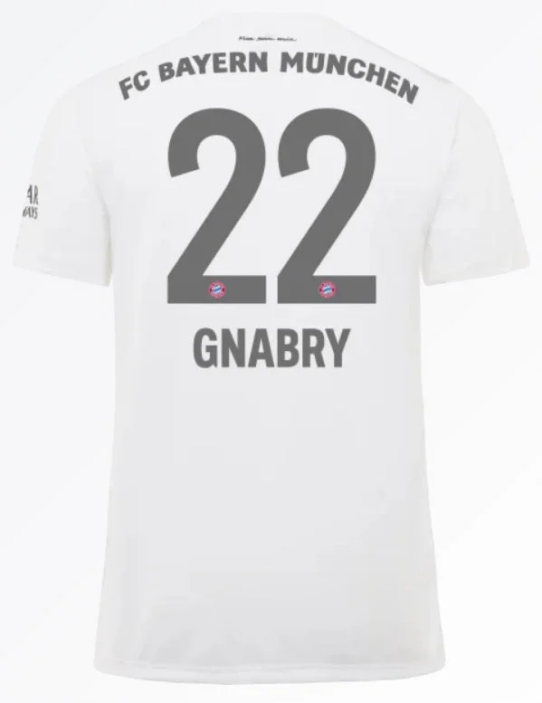 Serge Gnabry Bayern Munich 19/20 Away Jersey-AFC Football Jersey with Custom Name -