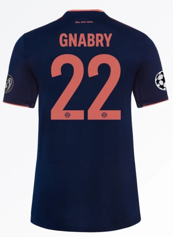 Serge Gnabry Bayern Munich 19/20 Third Jersey-AFC Football Jersey Replica -