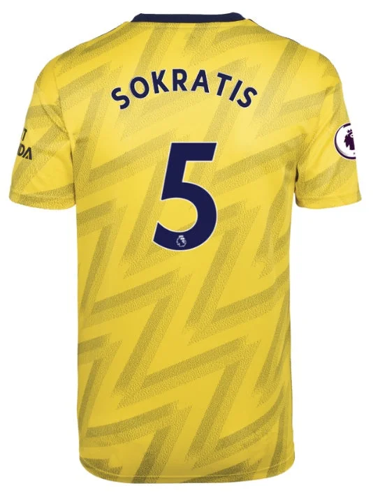 Sokratis Papastathopoulos Arsenal 19/20 Away Jersey-AFC Team Jersey Football Shop -