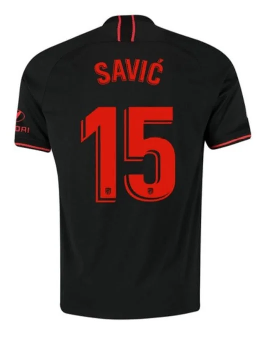 Stefan Savic Atletico Madrid 19/20 Away Jersey-AFC Team Pride Jersey -