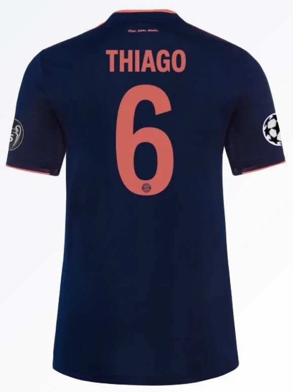 Thiago Alcantara Bayern Munich 19/20 Third Jersey-AFC Football Jersey Collection -