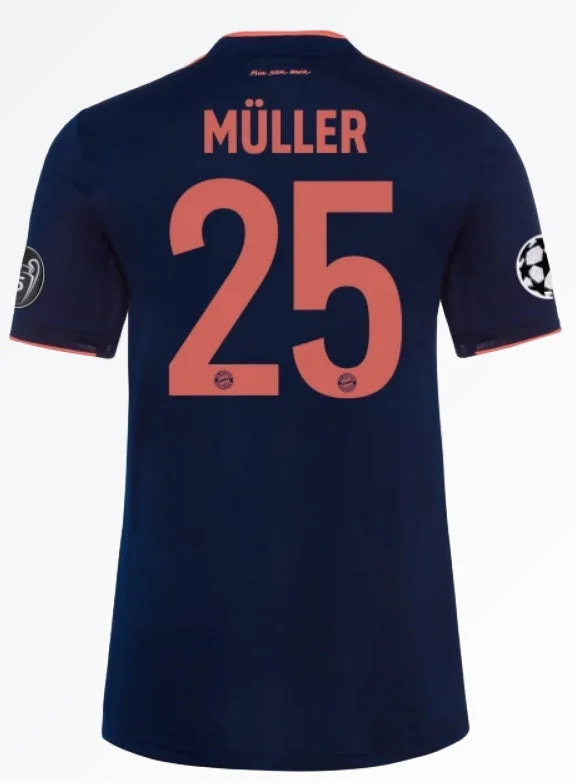 Thomas Müller Bayern Munich 19/20 Third Jersey-AFC Official NFL Jersey for Sale -