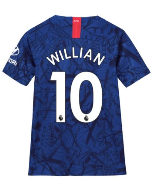 Willian Chelsea 19/20 Youth Home Jersey-AFC East Division Jersey -