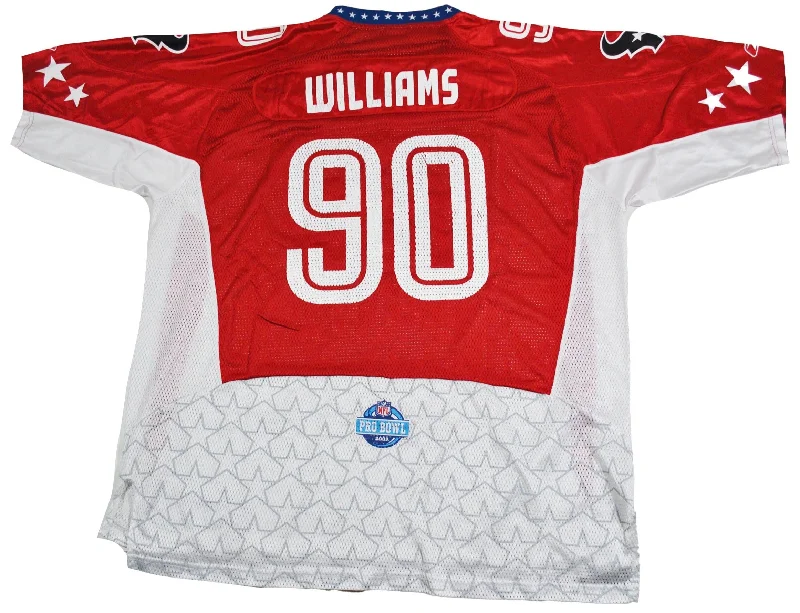 Vintage Houston Texans Mario Williams 2009 Pro Bowl Jersey Size 2X-Large-NFC Authentic Football Jersey -