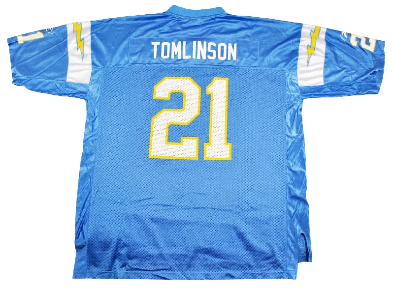 Vintage San Diego Chargers LaDainian Tomlinson Jersey Size 2X-Large-NFC NFC Football Jersey with Autograph -