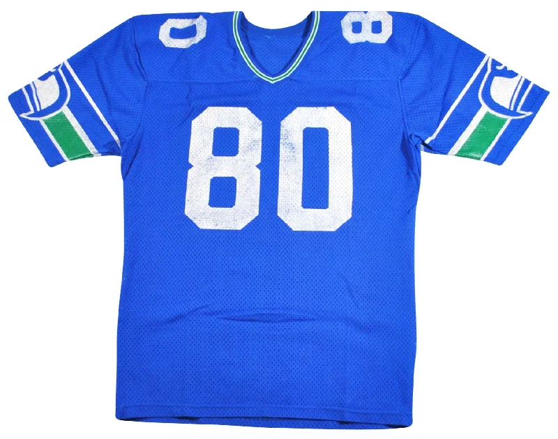 Vintage Seattle Seahawks Steve Largent 80s Jersey Size Large-NFC NFC Jersey Replica -