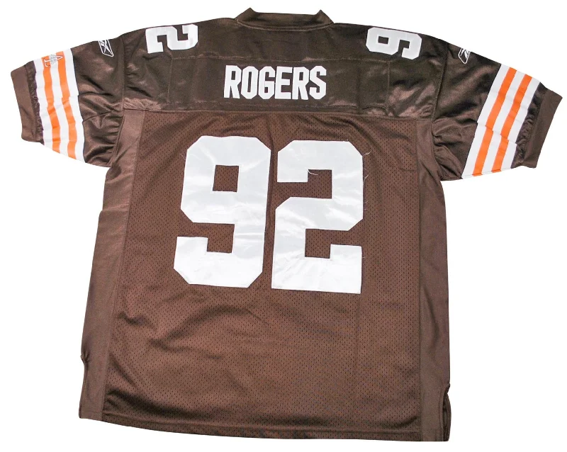 Vintage Cleveland Browns Shaun Rodgers Stitched Jersey Size 2X-Large-NFC Official Football Jersey -