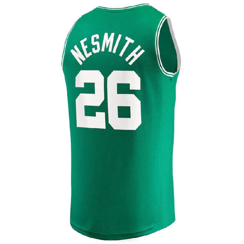 B.Celtics #26 Aaron Nesmith Fanatics Branded 2020 Draft First Round Pick Fast Break Replica Jersey Green Icon Edition Stitched American Basketball Jersey-NFC Jersey Online -