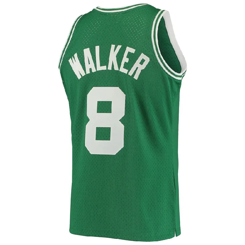 B.Celtics #8 Antoine Walker Mitchell & Ness Hardwood Classics Swingman Jersey Green Icon Edition Stitched American Basketball Jersey-NFC NFC Team Replica Jersey -