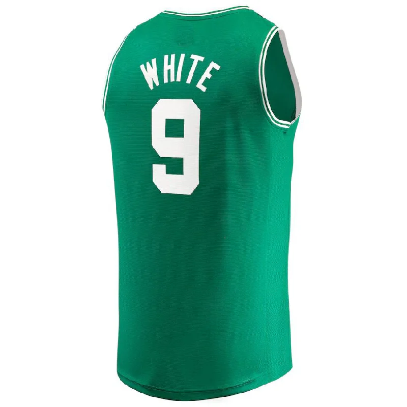 B.Celtics #9 Derrick White Fanatics Branded 2022-23 Fast Break Replica Jersey  Kelly Green Icon Edition Stitched American Basketball Jersey-NFC Jerseys with Player Numbers -