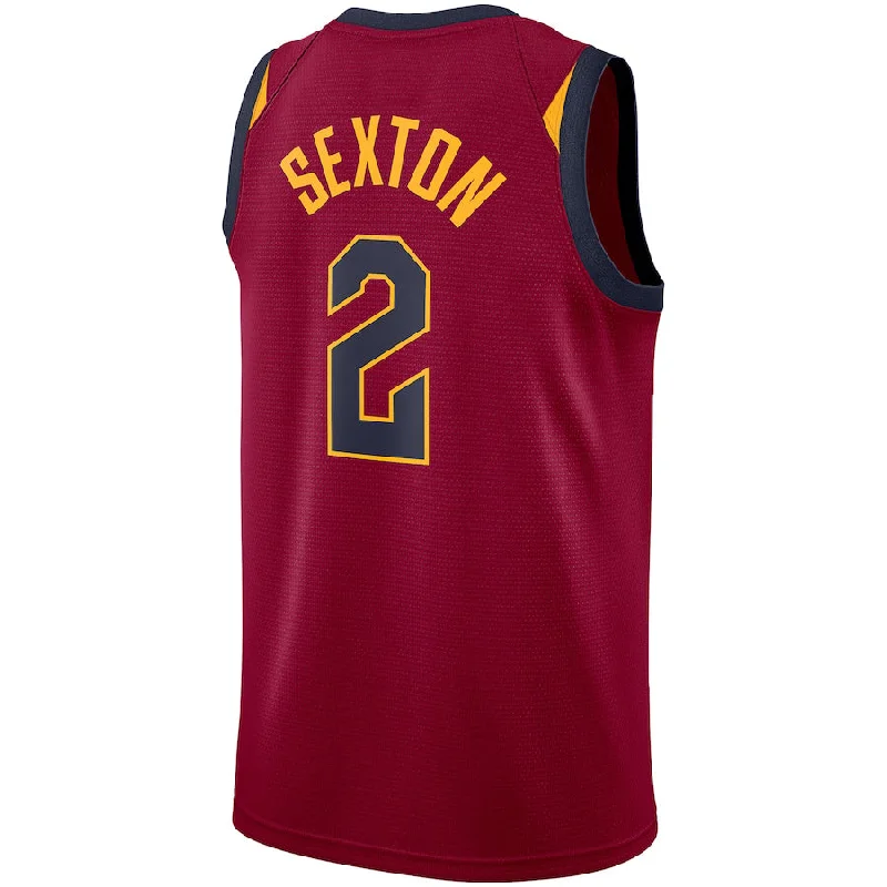 C.Cavaliers #2 Collin Sexton Swingman Jersey Wine Stitched American Basketball Jersey-NFC Football Jersey Special Edition -