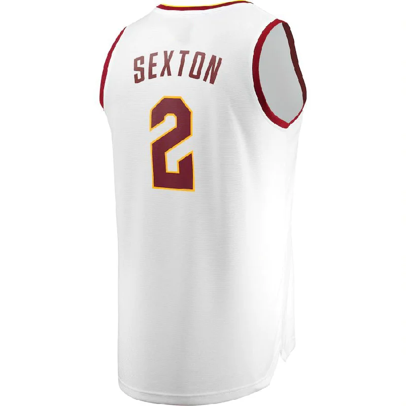 C.Cavaliers #2 Collin Sexton Fanatics Branded Fast Break Replica Player Jersey White Association Edition Stitched American Basketball Jersey-NFC Football Jersey Shop -