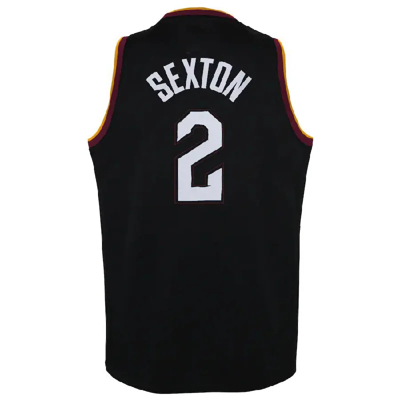 C.Cavaliers #2 Collin Sexton 2020-21 Swingman Jersey Black City Edition Stitched American Basketball Jersey-NFC NFC Football Jersey Online Store -