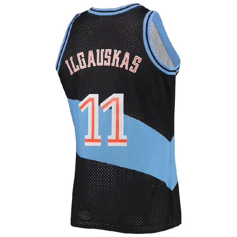 C.Cavaliers #11 Zydrunas Ilgauskas Mitchell & Ness 1997-98 Hardwood Classics Swingman Jersey Black Stitched American Basketball Jersey-NFC Player Jersey Sale -