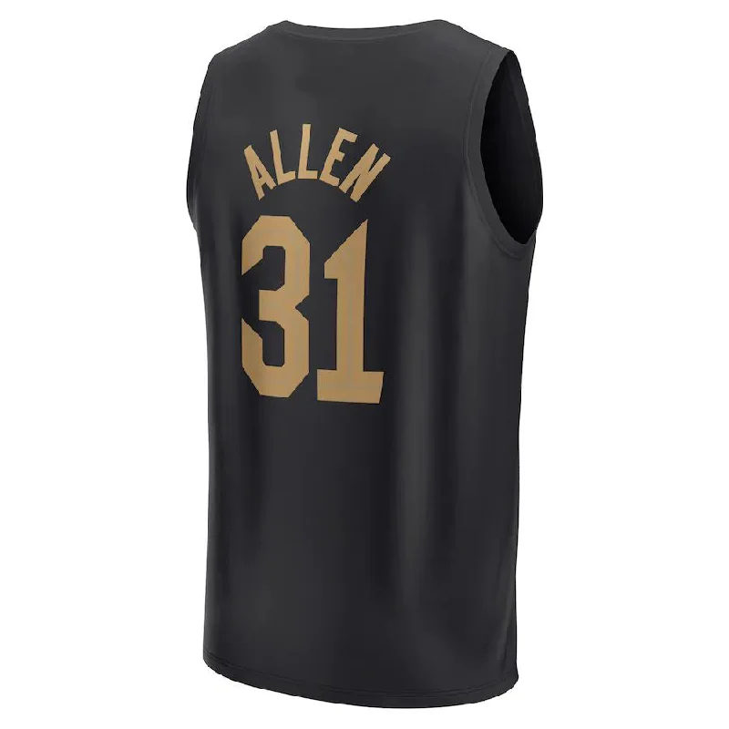 C.Cavaliers #31 Jarrett Allen Fanatics Branded 2022-23 Fast Break Replica Jersey Statement Edition Black Stitched American Basketball Jersey-NFC Custom NFC Jersey -