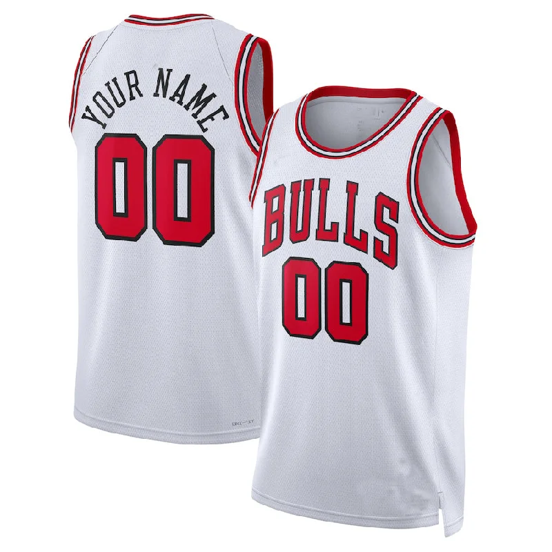 Custom C.Bulls Unisex 2022-23 Swingman Jersey White Association Edition Statement Edition American Stitched Basketball Jersey-NFC NFC Jersey Replica Sale -